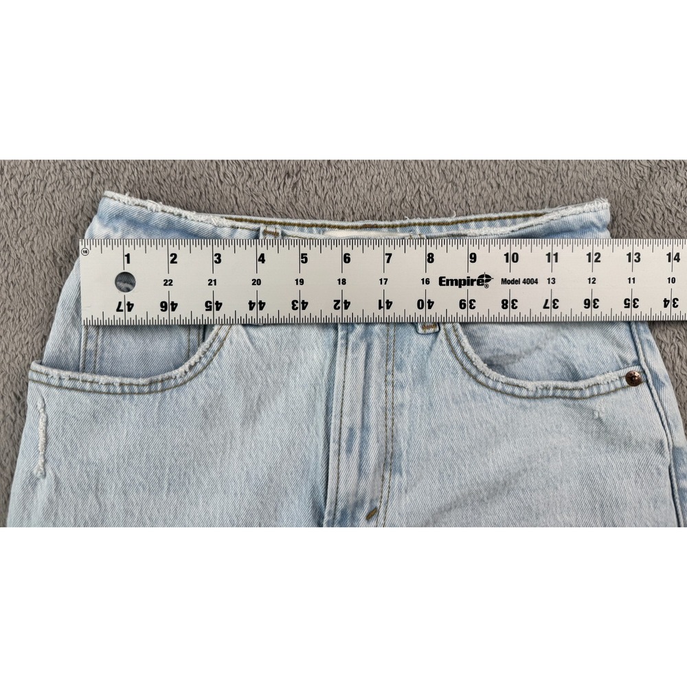 Abercrombie & Fitch Women's Jeans Size 25 Light Wash Curve Love 90s Relaxed - Picture 8 of 9